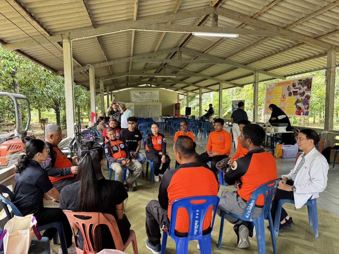 เข้าร่วมอบรมเชิงปฏิบัติการยุทธศาสตร์และแนวทางการจัดการภัยพิบัติตลอดห่วงโซ่ รุ่นที่ 2